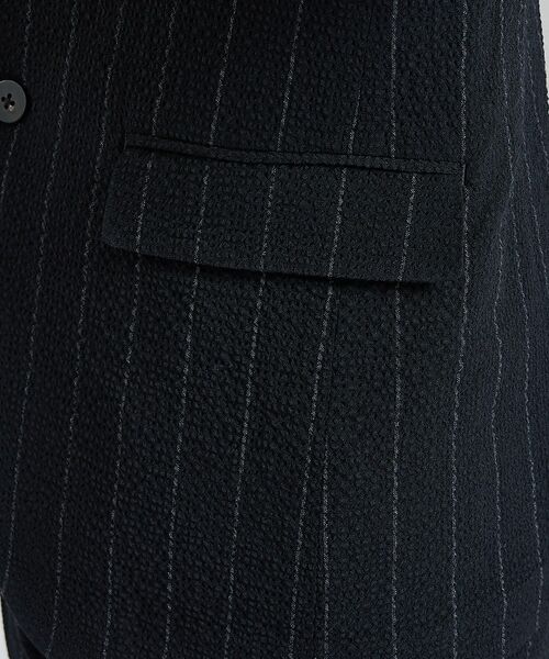 DESIGNWORKS / デザインワークス テーラードジャケット | 【26S/S】ウールストレッチサッカーピークドラペルジャケット / セットアップ | 詳細12