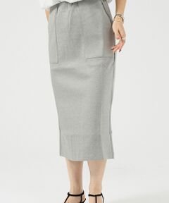 DESIGNWORKS / デザインワークス ミニ・ひざ丈スカート | ダンボールニットタイトスカート