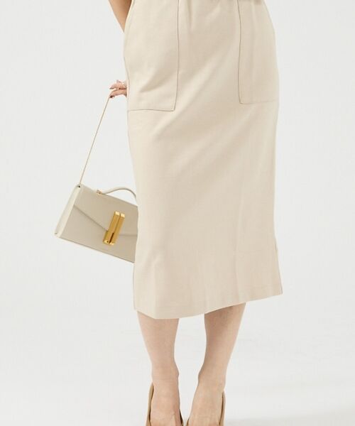 DESIGNWORKS / デザインワークス ミニ・ひざ丈スカート | ダンボールニットタイトスカート | 詳細1