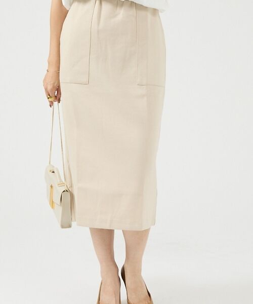 DESIGNWORKS / デザインワークス ミニ・ひざ丈スカート | ダンボールニットタイトスカート | 詳細2