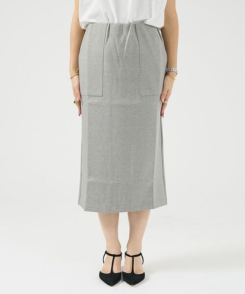 DESIGNWORKS / デザインワークス ミニ・ひざ丈スカート | ダンボールニットタイトスカート | 詳細7