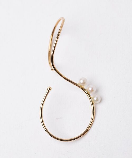DESIGNWORKS / デザインワークス ピアス・イヤリング | 【Lamie/ラミエ 】カフ Akoya (S)左耳 S | 詳細1