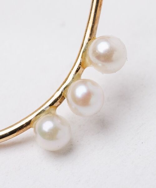 DESIGNWORKS / デザインワークス ピアス・イヤリング | 【Lamie/ラミエ 】カフ Akoya (S)左耳 S | 詳細2