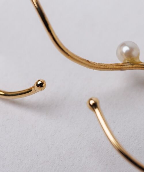 DESIGNWORKS / デザインワークス ピアス・イヤリング | 【Lamie/ラミエ 】カフ Akoya (S)左耳 S | 詳細3