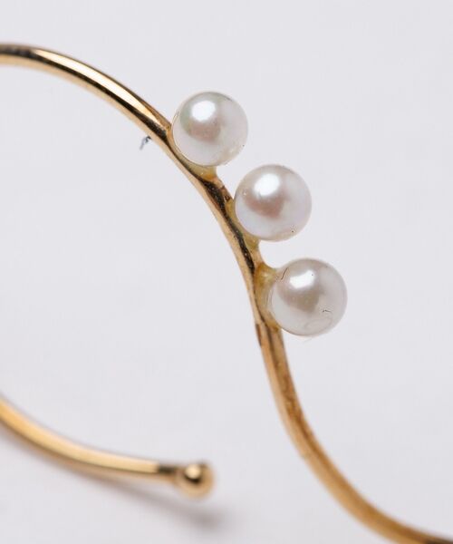 DESIGNWORKS / デザインワークス ピアス・イヤリング | 【Lamie/ラミエ 】カフ Akoya (S)左耳 S | 詳細4