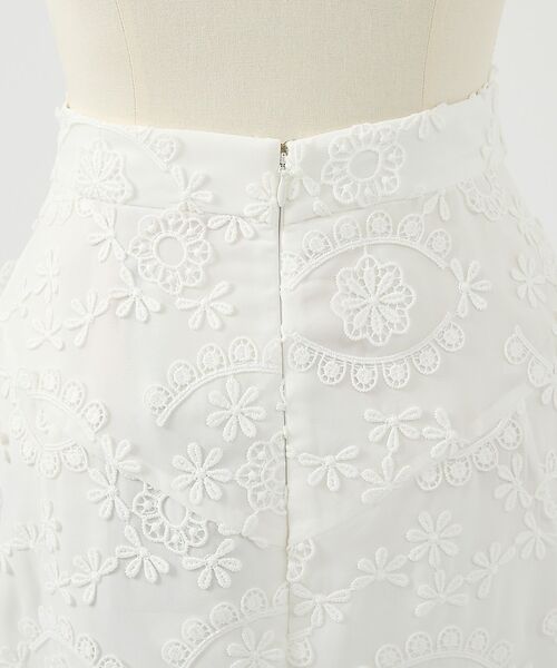 DESIGNWORKS / デザインワークス ミニ・ひざ丈スカート | 【N°21/ヌメロ ヴェントゥーノ】 レースタイトスカート | 詳細4