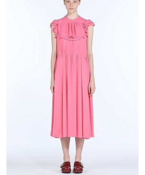 DESIGNWORKS / デザインワークス ワンピース | 【N°21/ヌメロ ヴェントゥーノ】フリルワンピース（ピンク）