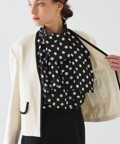 DESIGNWORKS / デザインワークス シャツ・ブラウス | 【セットアップ対応】ドットアシメトリーラッフルブラウス【予約】