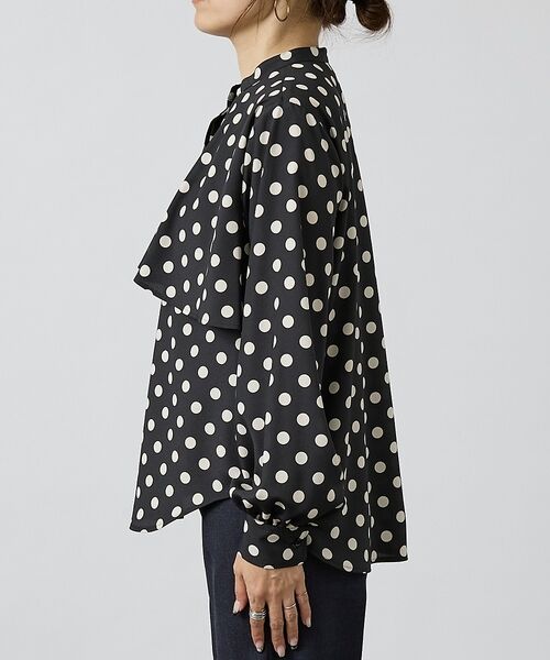 DESIGNWORKS / デザインワークス シャツ・ブラウス | 【セットアップ対応】ドットアシメトリーラッフルブラウス【予約】 | 詳細20