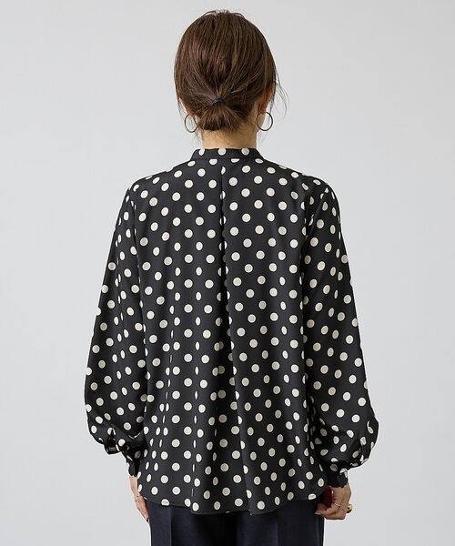 DESIGNWORKS / デザインワークス シャツ・ブラウス | 【セットアップ対応】ドットアシメトリーラッフルブラウス【予約】 | 詳細21