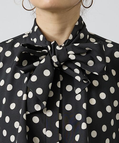 DESIGNWORKS / デザインワークス シャツ・ブラウス | 【セットアップ対応】ドットアシメトリーラッフルブラウス【予約】 | 詳細22
