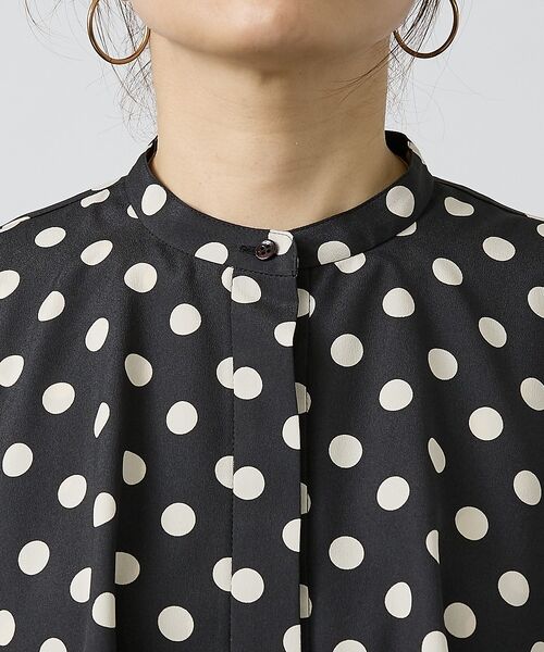 DESIGNWORKS / デザインワークス シャツ・ブラウス | 【セットアップ対応】ドットアシメトリーラッフルブラウス【予約】 | 詳細23