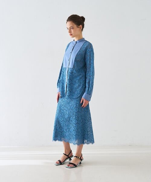 DESIGNWORKS / デザインワークス シャツ・ブラウス | 【セットアップ対応】コードレースドッキングシャツ【予約】 | 詳細25