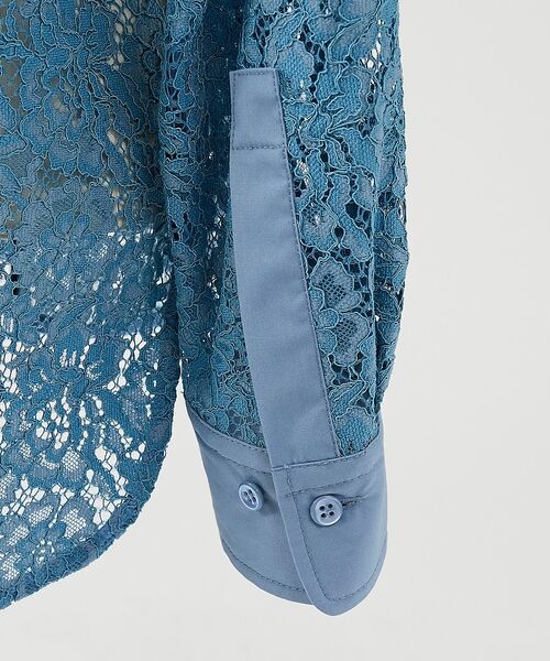 DESIGNWORKS / デザインワークス シャツ・ブラウス | 【セットアップ対応】コードレースドッキングシャツ【予約】 | 詳細30