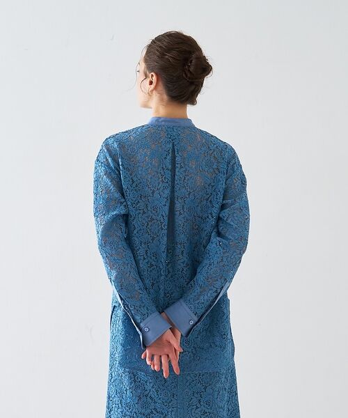 DESIGNWORKS / デザインワークス シャツ・ブラウス | 【セットアップ対応】コードレースドッキングシャツ【予約】 | 詳細17