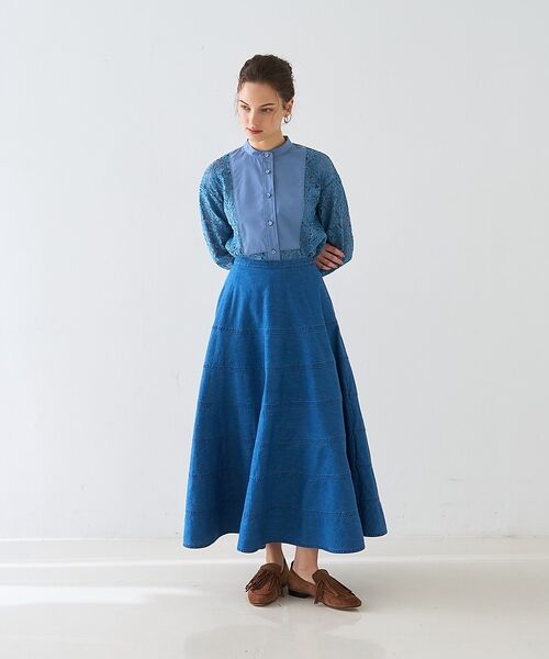 DESIGNWORKS / デザインワークス シャツ・ブラウス | 【セットアップ対応】コードレースドッキングシャツ【予約】 | 詳細20