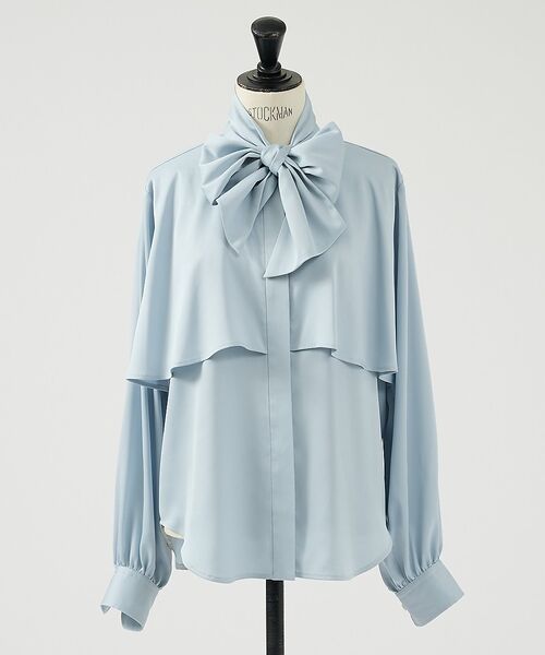 DESIGNWORKS / デザインワークス シャツ・ブラウス | サテンアムンゼンボウタイ付きラッフルブラウス【予約】 | 詳細12