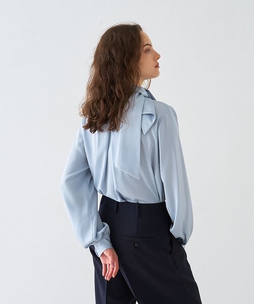 DESIGNWORKS / デザインワークス シャツ・ブラウス | サテンアムンゼンボウタイ付きラッフルブラウス【予約】 | 詳細30