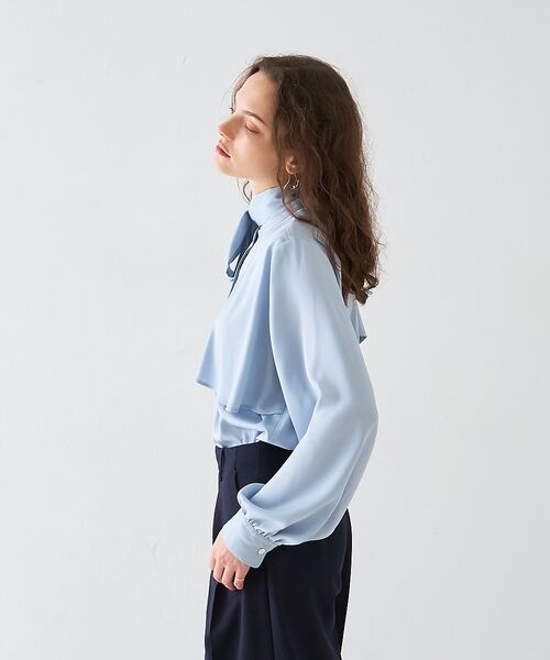 DESIGNWORKS / デザインワークス シャツ・ブラウス | サテンアムンゼンボウタイ付きラッフルブラウス【予約】 | 詳細29