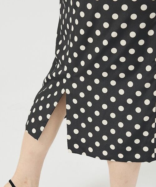 DESIGNWORKS / デザインワークス ミニ・ひざ丈スカート | 【セットアップ対応】ドットプリントミドル丈スカート【予約】 | 詳細20