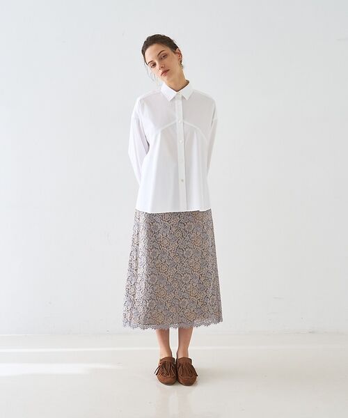 DESIGNWORKS / デザインワークス ミニ・ひざ丈スカート | 【セットアップ対応】コードレーススカート【予約】 | 詳細10