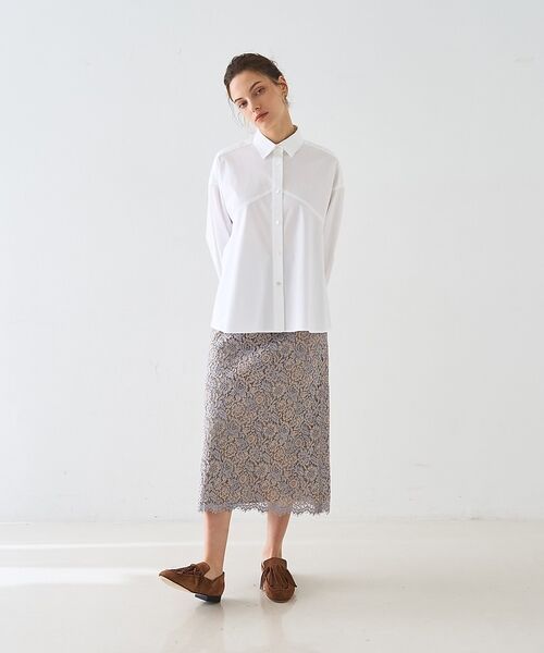 DESIGNWORKS / デザインワークス ミニ・ひざ丈スカート | 【セットアップ対応】コードレーススカート【予約】 | 詳細11