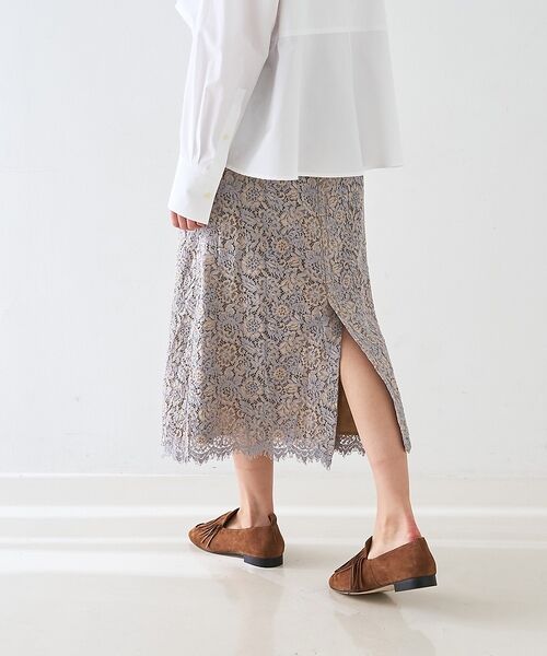 DESIGNWORKS / デザインワークス ミニ・ひざ丈スカート | 【セットアップ対応】コードレーススカート【予約】 | 詳細5