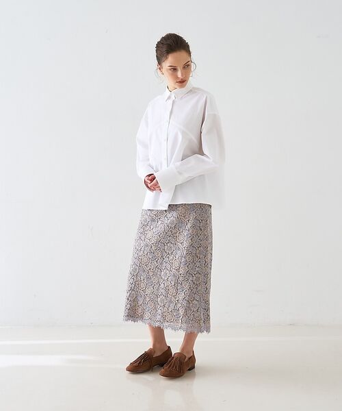 DESIGNWORKS / デザインワークス ミニ・ひざ丈スカート | 【セットアップ対応】コードレーススカート【予約】 | 詳細8