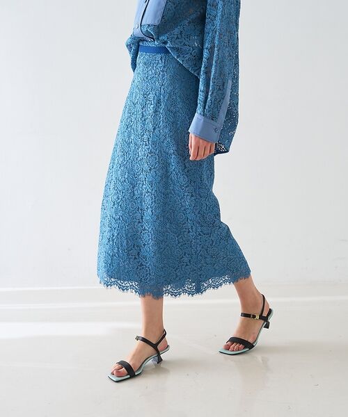 DESIGNWORKS / デザインワークス ミニ・ひざ丈スカート | 【セットアップ対応】コードレーススカート【予約】 | 詳細12