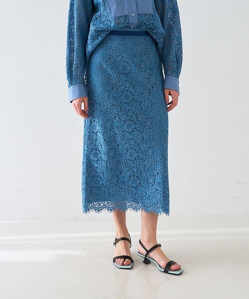 DESIGNWORKS / デザインワークス ミニ・ひざ丈スカート | 【セットアップ対応】コードレーススカート【予約】 | 詳細14
