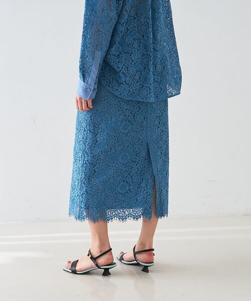 DESIGNWORKS / デザインワークス ミニ・ひざ丈スカート | 【セットアップ対応】コードレーススカート【予約】 | 詳細15