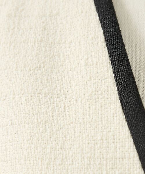 DESIGNWORKS / デザインワークス ノーカラージャケット | ロービングドビーショートパイピングジャケット【予約】 | 詳細20