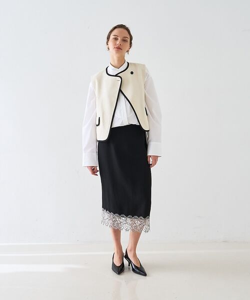 DESIGNWORKS / デザインワークス ベスト | ロービングドビーショートパイピングベスト【予約】 | 詳細1