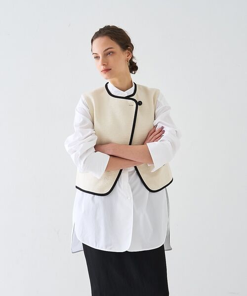 DESIGNWORKS / デザインワークス ベスト | ロービングドビーショートパイピングベスト【予約】 | 詳細12