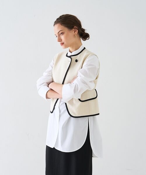 DESIGNWORKS / デザインワークス ベスト | ロービングドビーショートパイピングベスト【予約】 | 詳細13