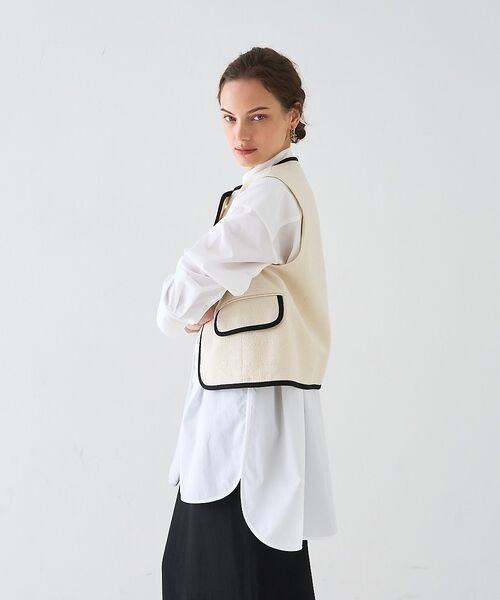 DESIGNWORKS / デザインワークス ベスト | ロービングドビーショートパイピングベスト【予約】 | 詳細14