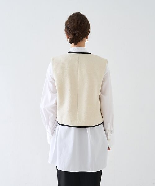 DESIGNWORKS / デザインワークス ベスト | ロービングドビーショートパイピングベスト【予約】 | 詳細16