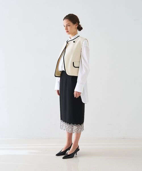 DESIGNWORKS / デザインワークス ベスト | ロービングドビーショートパイピングベスト【予約】 | 詳細2