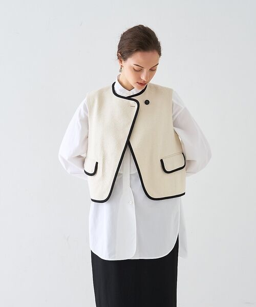 DESIGNWORKS / デザインワークス ベスト | ロービングドビーショートパイピングベスト【予約】 | 詳細8