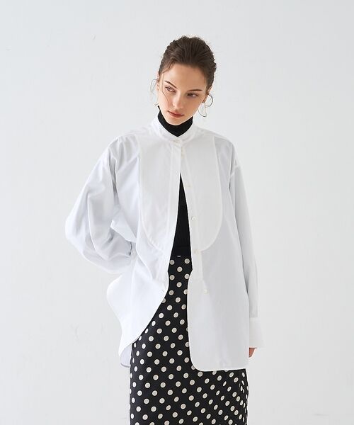 DESIGNWORKS / デザインワークス シャツ・ブラウス | スタンドカラーロングシャツ【予約】 | 詳細1