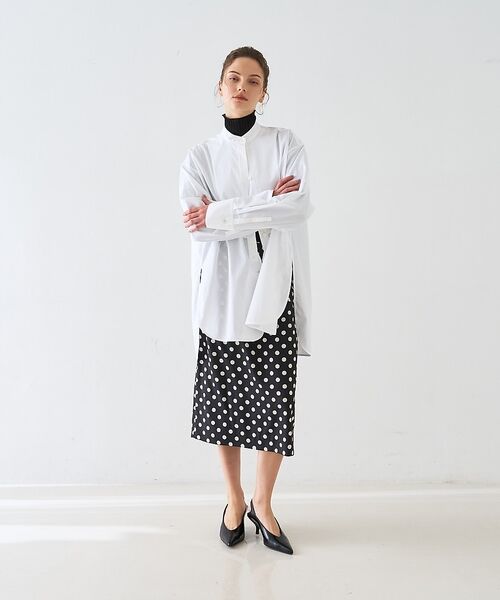 DESIGNWORKS / デザインワークス シャツ・ブラウス | スタンドカラーロングシャツ【予約】 | 詳細16