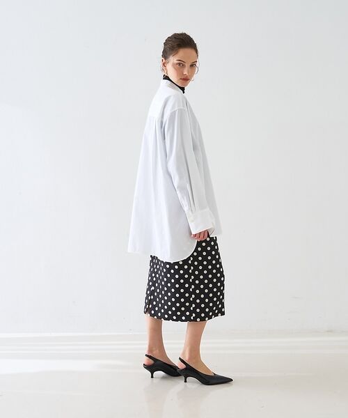 DESIGNWORKS / デザインワークス シャツ・ブラウス | スタンドカラーロングシャツ【予約】 | 詳細9