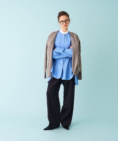 DESIGNWORKS / デザインワークス シャツ・ブラウス | スタンドカラーロングシャツ【予約】 | 詳細27