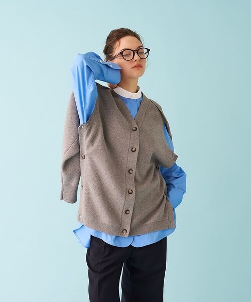 DESIGNWORKS / デザインワークス シャツ・ブラウス | スタンドカラーロングシャツ【予約】 | 詳細25