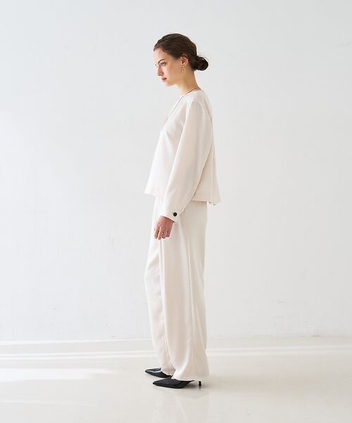 DESIGNWORKS / デザインワークス シャツ・ブラウス | 【セットアップ対応】グレースボートネックブラウス【予約】 | 詳細19