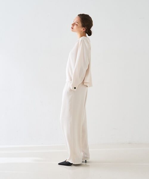 DESIGNWORKS / デザインワークス シャツ・ブラウス | 【セットアップ対応】グレースボートネックブラウス【予約】 | 詳細20