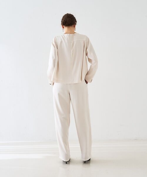 DESIGNWORKS / デザインワークス シャツ・ブラウス | 【セットアップ対応】グレースボートネックブラウス【予約】 | 詳細22