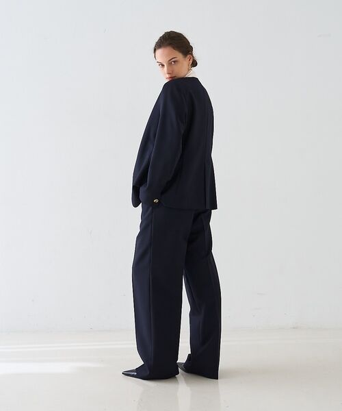 DESIGNWORKS / デザインワークス パンツ | 【セットアップ対応】モヘアポプリンハイウエストパンツ【予約】 | 詳細14