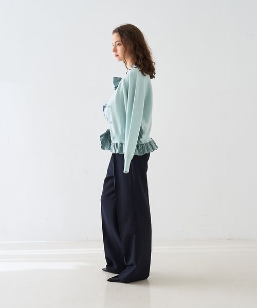 DESIGNWORKS / デザインワークス パンツ | 【セットアップ対応】モヘアポプリンハイウエストパンツ【予約】 | 詳細18