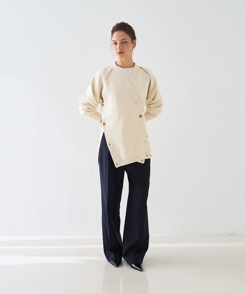 DESIGNWORKS / デザインワークス パンツ | 【セットアップ対応】モヘアポプリンハイウエストパンツ【予約】 | 詳細21